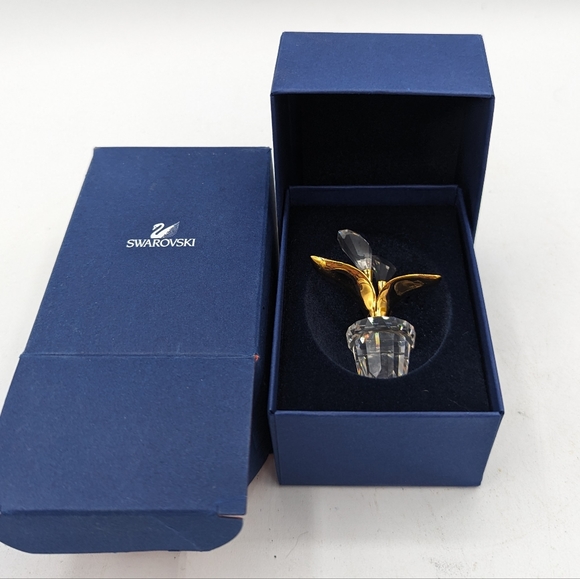 Retired SWAROVSKI CRYSTAL MEMORIES – CALLA LILLIES GOLD 675654 - Picture 4 of 14